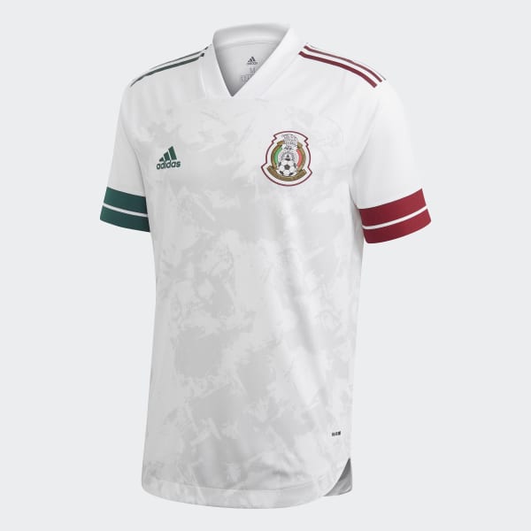 White Mexico Away Authentic Jersey GJP88