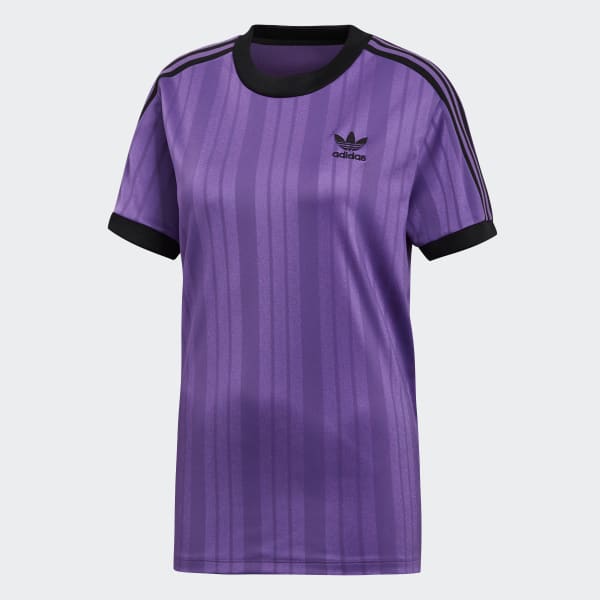 adidas with purple stripes