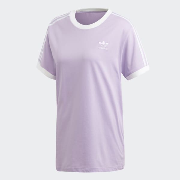 adidas lilac t shirt