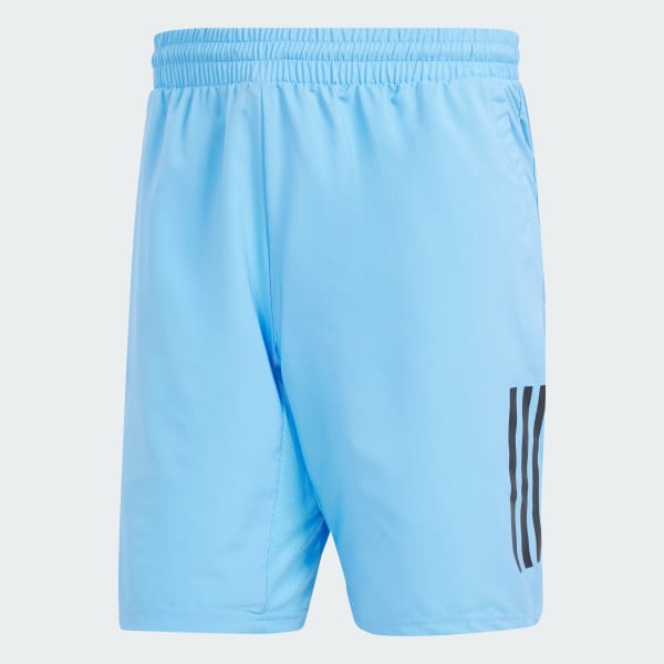 Azul Shorts De Tenis Club 3 Rayas