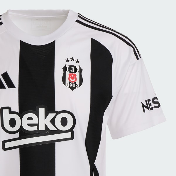Beyaz Bjk Striped Home Jersey Men