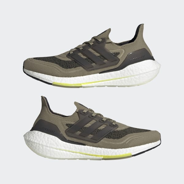 adidas Ultraboost 21 Shoes - Green | men running | adidas US