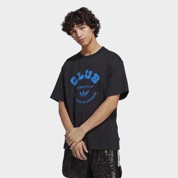 Schwarz Blue Version Club T-Shirt