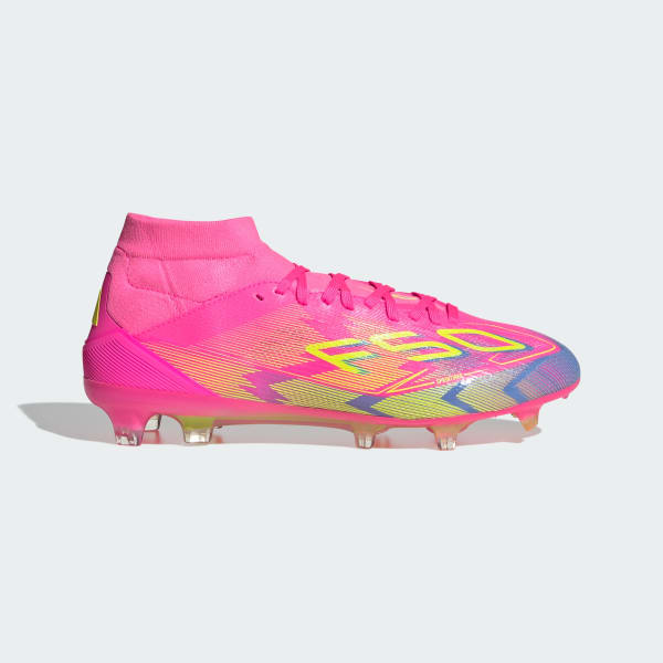 Rosado Zapatos de futbol F50 Pro Mid Terreno Firme