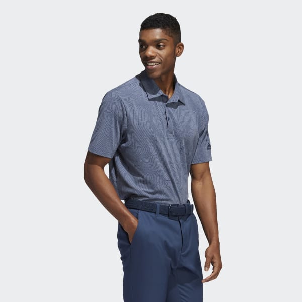 Blauw Course Map Poloshirt VL069