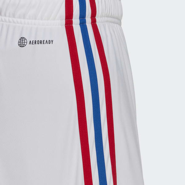 White Olympique Lyonnais 22/23 Home Shorts