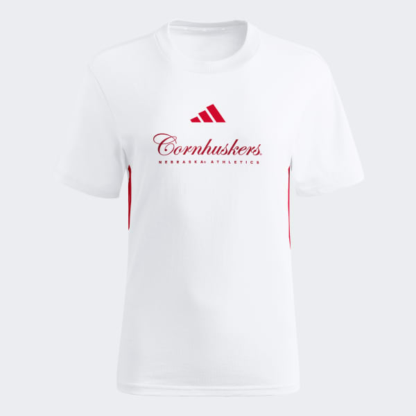Nebraska Cornhuskers Essentials 3-Stripes Tee