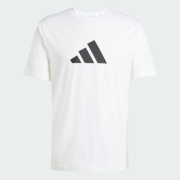 White Future Icons 3 Bar Logo Tee