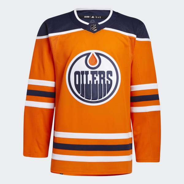 Orange Maillot Domicile Oilers Authentique