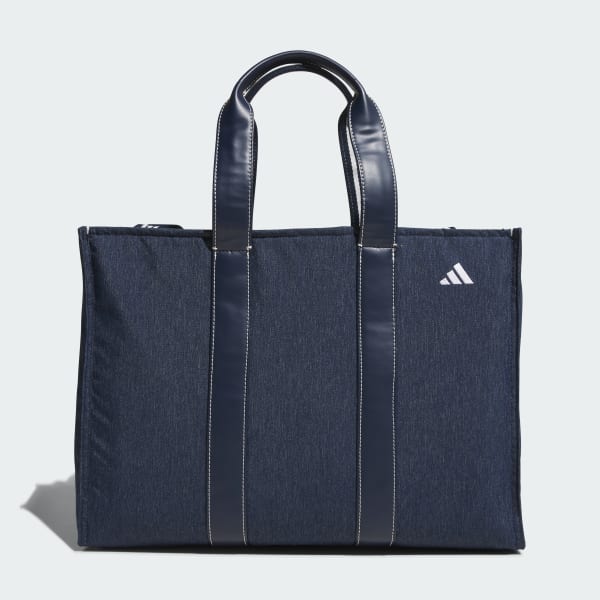 Blue Denim-Look Heather Big Tote Bag
