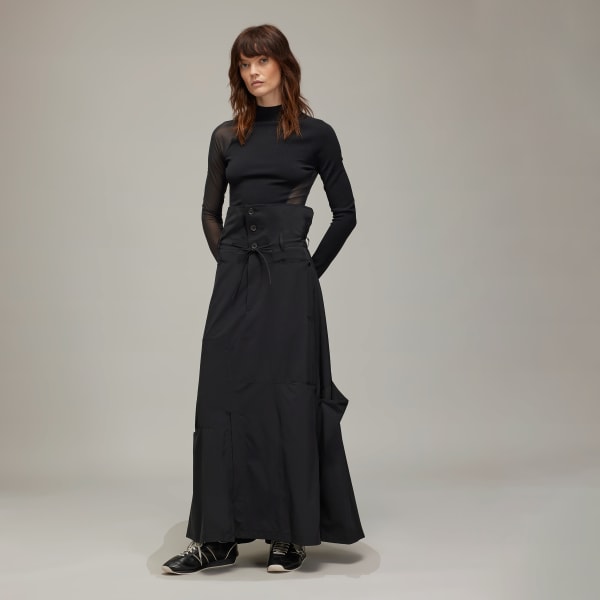Black Y-3 Vented Skirt