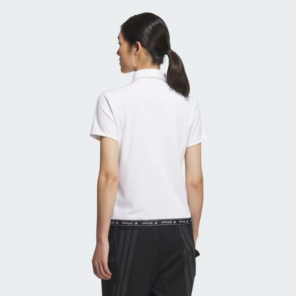 Putih Kemeja Polo Lengan Pendek