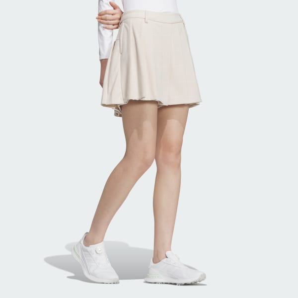 Beige 체크 랩 쇼츠