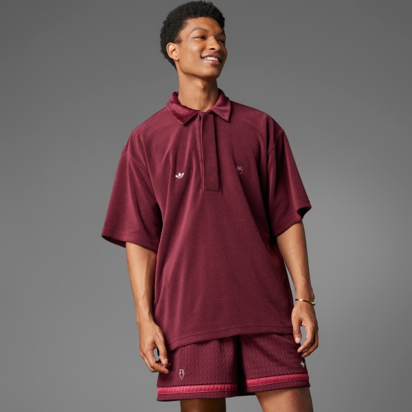 adidas Jude Bellingham Polo Shirt - Burgundy | Free Shipping