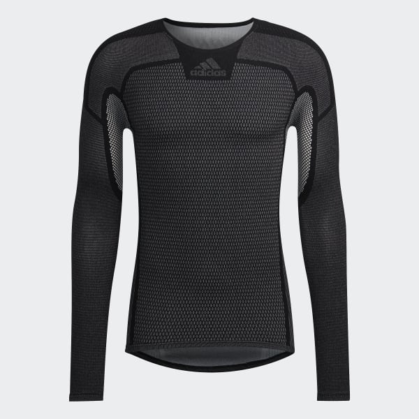 Black Terrex Drynamo™ Long Sleeve Baselayer T-Shirt HNI97