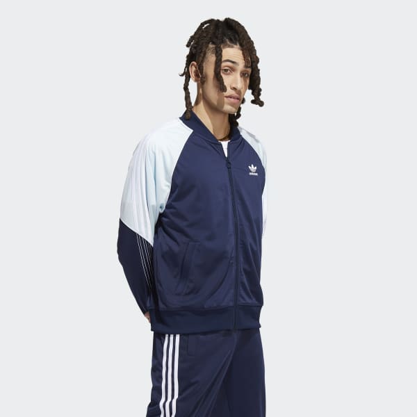 Azul Casaca Deportiva SST Tricot IS394