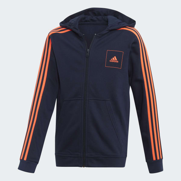 adidas kapuzenjacke blau