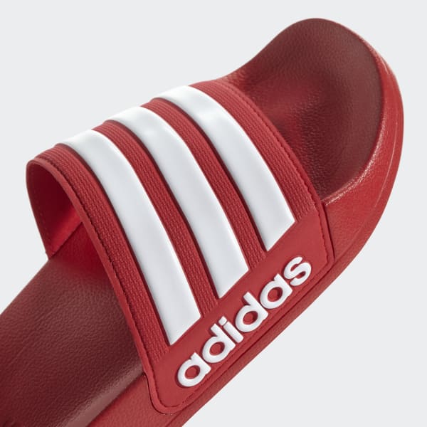 adidas Klapki adilette Cloudfoam Czerwony adidas Poland