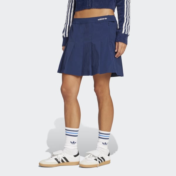 adidas BLUE VERSION プリーツアシメスカート　ショーパン JW5141_db25_model.jpg