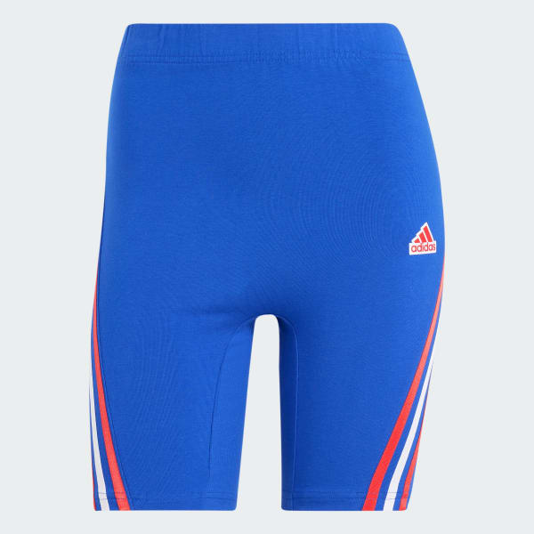 Azul Shorts Biker Future Icons 3 Franjas