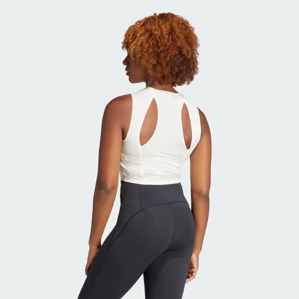 Branco Regata HIIT Crop HEAT.RDY