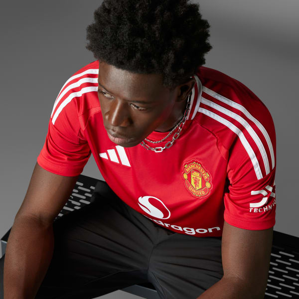 adidas Manchester United 24 25 Home Jersey Red Free Shipping with adiClub adidas Canada