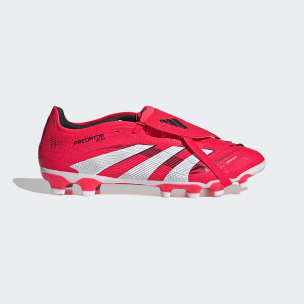 Red Predator Pro Fold-Over Tongue Firm/Multi-Ground Boots