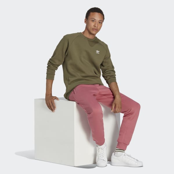 Green Trefoil Essentials Crewneck Sweatshirt
