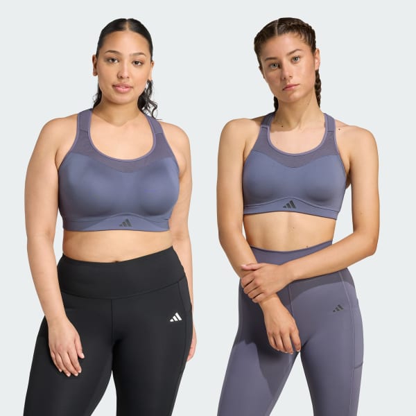 Violeta Top deportivo de soporte alto para deportes de impacto TLRD