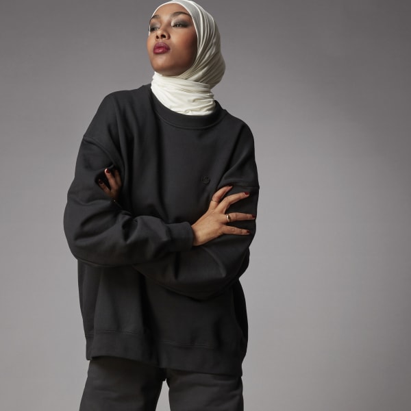 Μαύρο Adicolor Oversized Sweatshirt