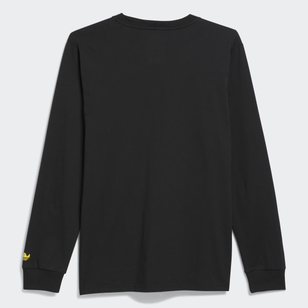 Svart Shmoofoil Painted Long Sleeve T-skjorte KO525