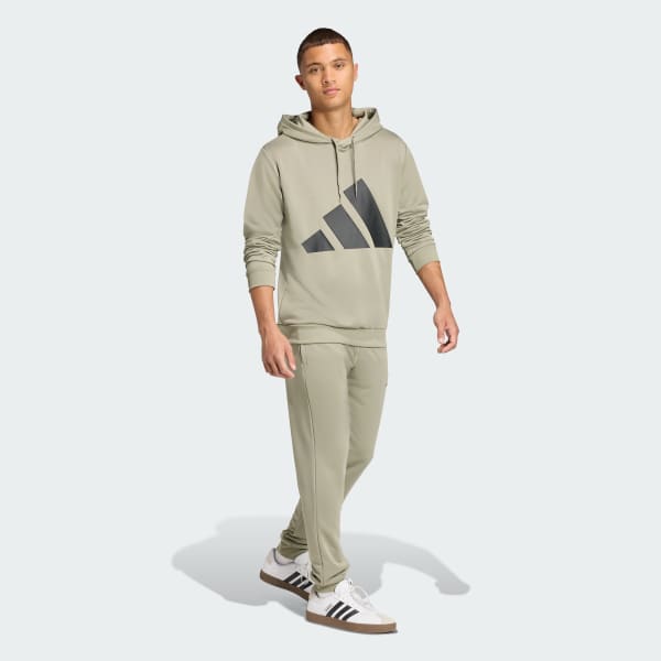 Verde CONJUNTO DEPORTIVO CON GORRO Y LOGO GRANDE