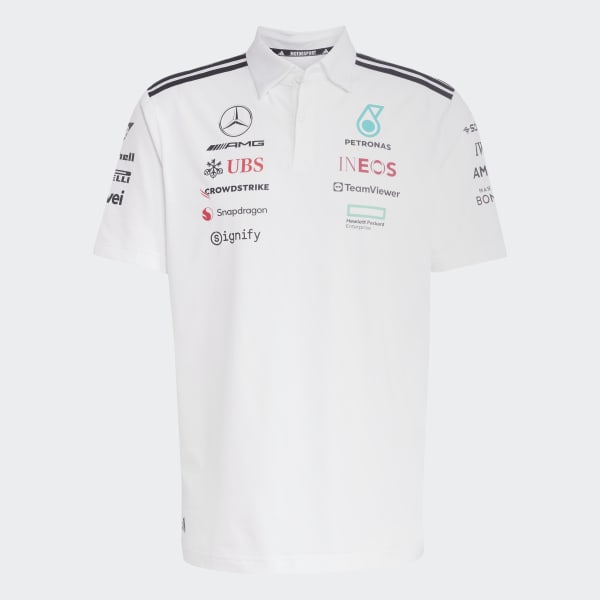 アディダス MERCEDES-AMG PETRONAS F1チーム ポロ - ホワイト