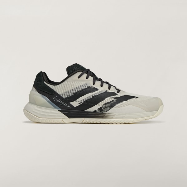 Grau Y-3 Defiant Speed 2 Tennisschuh