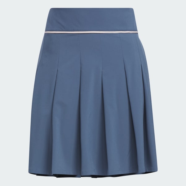 Blue AEROREADY High-Waist Pleated Skirt