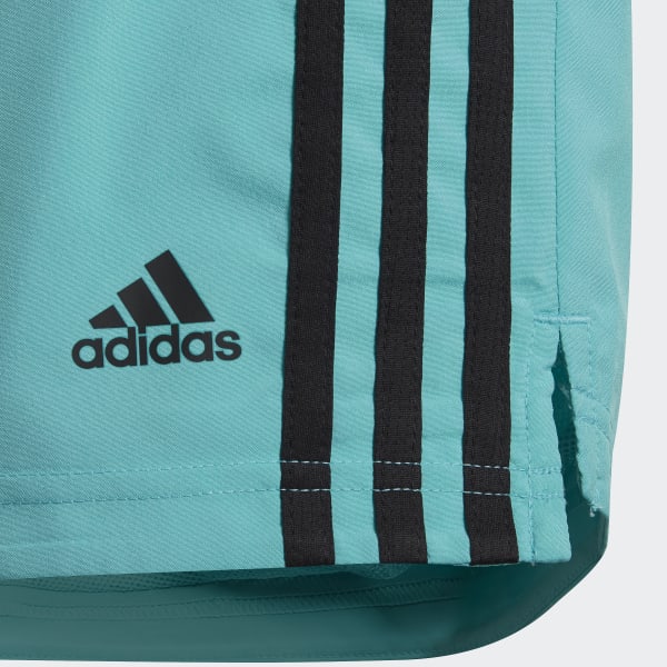 Turkis adidas Designed To Move 3-Streifen Shorts