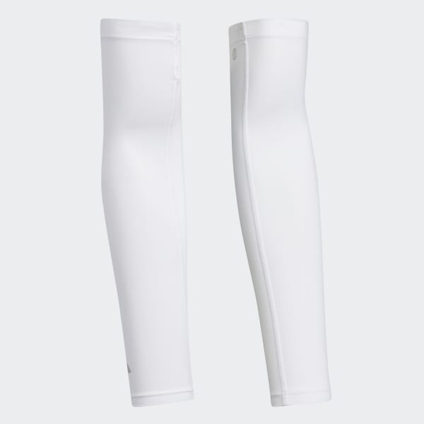 White Golf Arm Sleeve Wrist-Length 