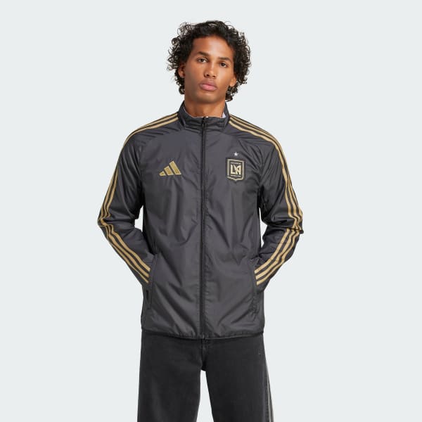 adidas Los Angeles FC Reversible Anthem Jacket - Black