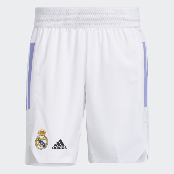Hvid Real Madrid Basketball Shorts I8104