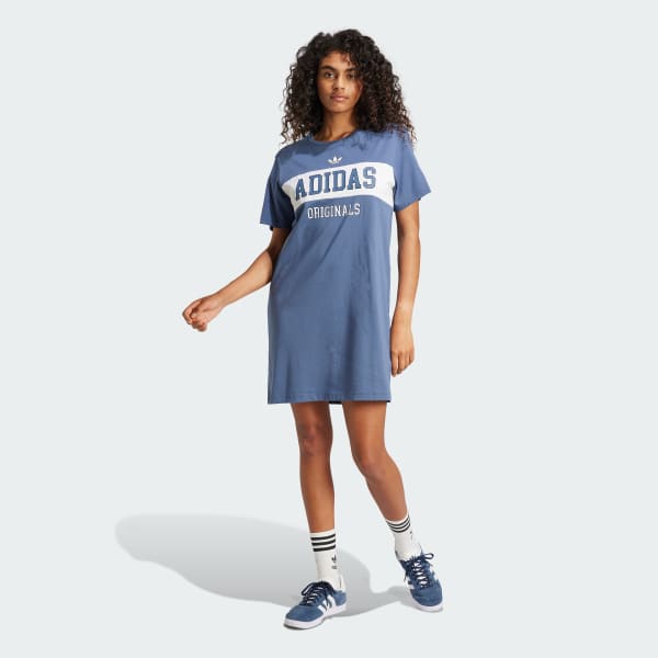 adidas Tee Dress - Blå | adidas Sweden