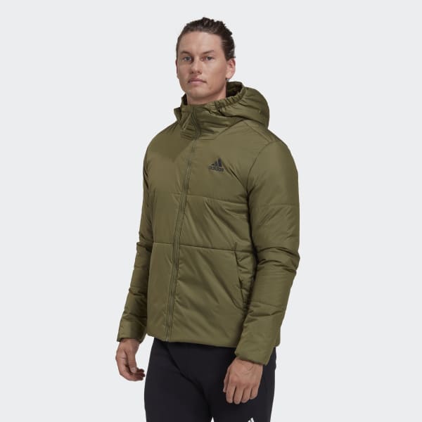 Groen BSC 3-Stripes Insulated Capuchonjack DVN72