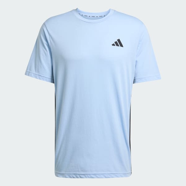 Azul Camiseta Train Essentials Training Feelready Três Listras
