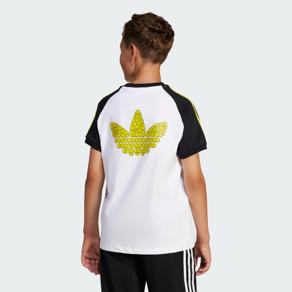 Beyaz adidas Originals x Smiley World Tişört