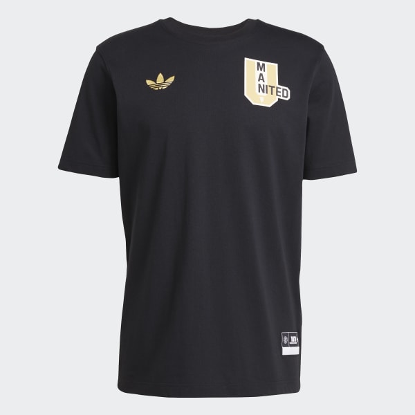 Tシャツ・カットソー adidas originals Manchester United VRCT Tee - Black Buy Manchester United VRCT T-Shirt Black | Manchester United