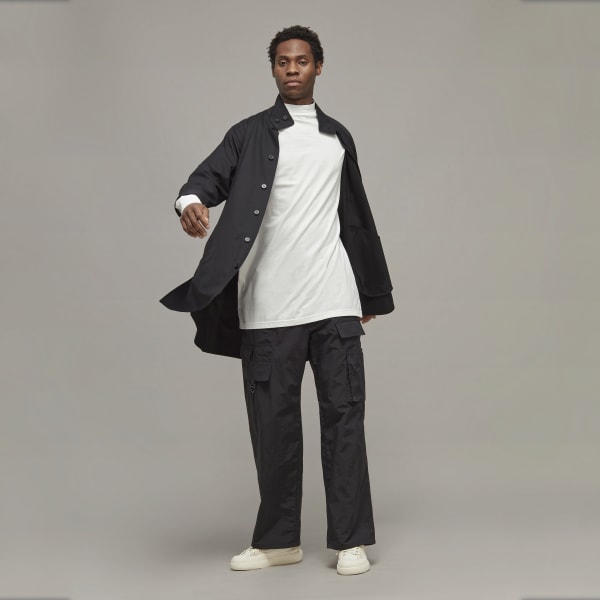 Noir Pantalon en nylon froissé Y-3