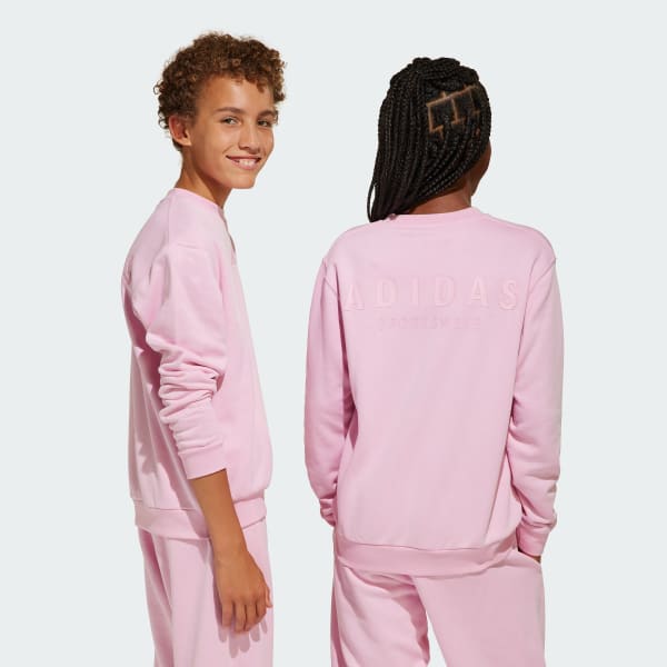 Rose Sweat-shirt ras-du-cou graphique All SZN Enfants