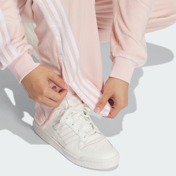 アディダス FB TP ベロア トラックパンツ - ピンク | アディダス ジャパン