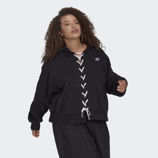 Zwart Always Original Laced Hoodie (Grote Maat) IS175