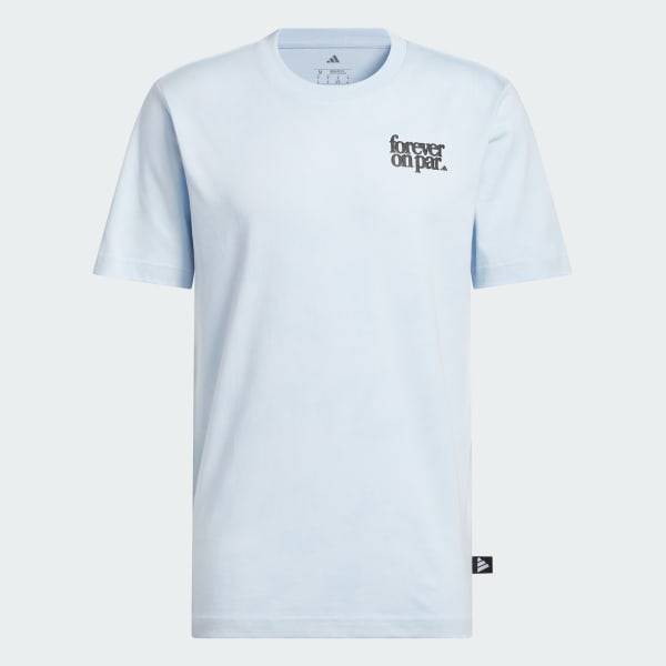 ブルー ゴルフ F.O.P グラフィック 半袖Tシャツ