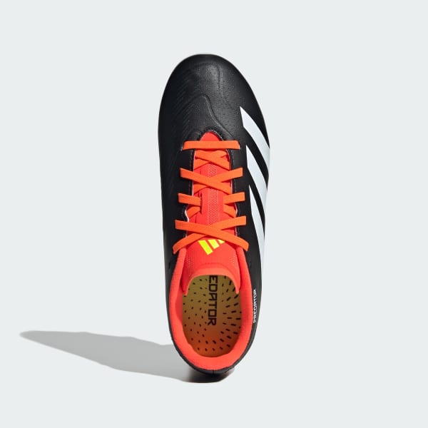 Black Predator League Firm Ground Football Boots
